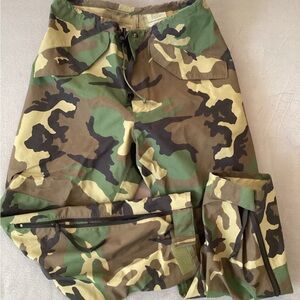 US Military USMC Goretex Cold Wet Weather Pants Trousers SZ-Medium-Long